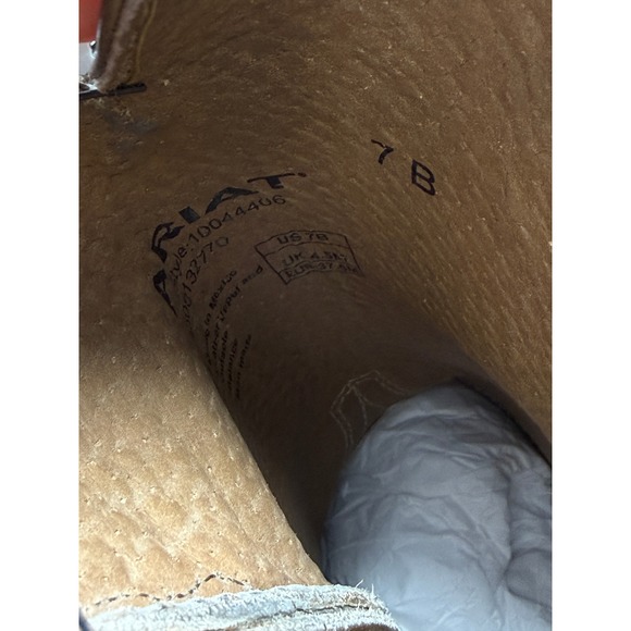 Ariat Womens 7B Frontier Farrah Wide Square Toe Western Boot $300 Retail - Picture 4 of 8